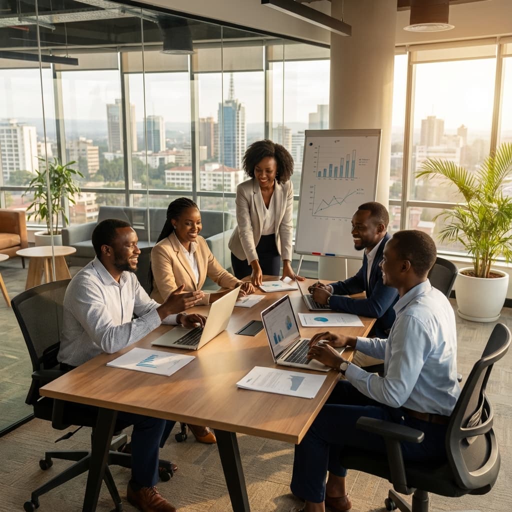 SWAAT team collaborating on a project